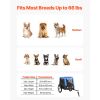 Dog Bike Trailer, Supports Up to LBs, Pet Cart Bicycle Carrier for Dogs, Easy Folding Frame with Quick Release Wheel