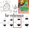 4 Pcs Cute Puppy Cat Socks Knitted Pet Socks Dog Paw Protection Poodle Teddy Socks,