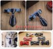 Adjustable Stripe Dog Cat Neck Tie Decorative Gentleman Dog Collar 6-11 Inches
