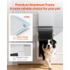Pet Door, with Three Magnetic Flaps and Metal Frame, Strong and Weatherproof Dog Door for Interior and Exterior Doors, Easy to Install