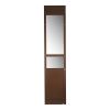 Dog Door for Sliding Glass Door, Adjustable Height, Aluminum Alloy Frame with Metal Rotating Hinges, Lock Design