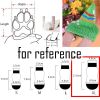 4 Pcs Knitted Dogs Socks Cat Socks Cute Pet Socks Dog Paw Protection for Puppy Indoor Wear