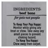 Happy N Healthy Pet - Dog Bone Beef - Case Of 12 - 1 Ct