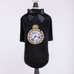 Tmeless Dog Tee (Color: Black, Size: MD)