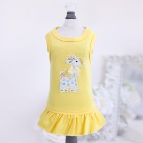 Baby Safari Dress (Color: Yellow, Size: MD)