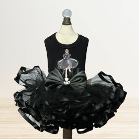 Goddess Dog Tutu Dress Collection (Color: Selene, Size: MD)