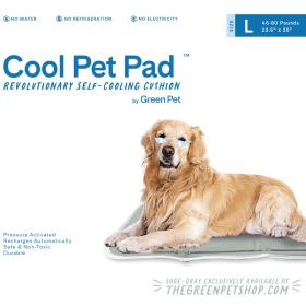 Cool Pet Pad (Color: Sage Gray, Size: large)