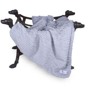 Paris Dog Blankets (Color: Sterling, Size: SM)