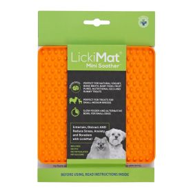 LickiMat® Mini Soother Dog (Option: Mini Soother Yellow Dog)