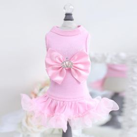 Royal Princess Dog Dress (Color: Pink, Size: LG)