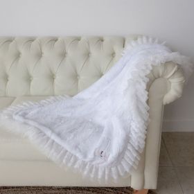 Romantic Dog Blankets (Color: Heaven, Size: Thow)