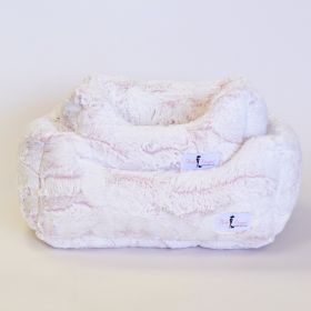 Whisper Dog Bed (Color: Baby Pink, Size: SM)