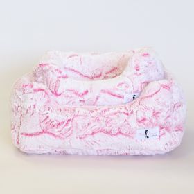 Whisper Dog Bed (Color: Fuchsia, Size: SM)