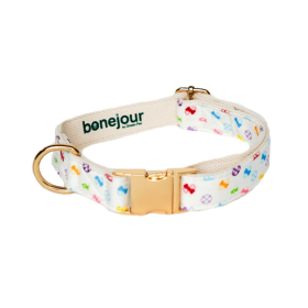 Bonejour - Standard Collar (Color: White Multi, Size: Standard)